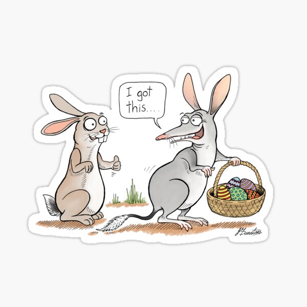 Easter Bilby Sticker