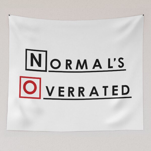 Item preview, normal's - normal is overrated designed and sold by IcedIguana.