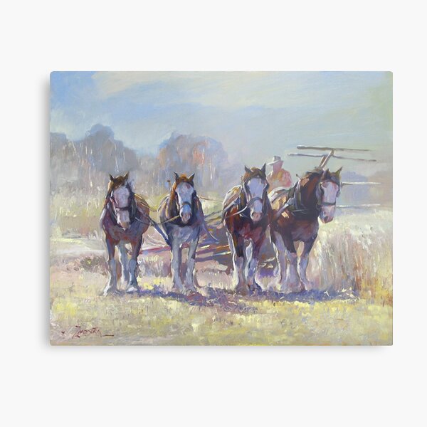 Item preview, Draught Horses after Max Middleton  designed and sold by Pieter Zaadstra Studio.