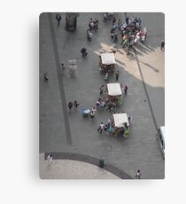 Market Stalls, Krakow, Poland Canvas Print