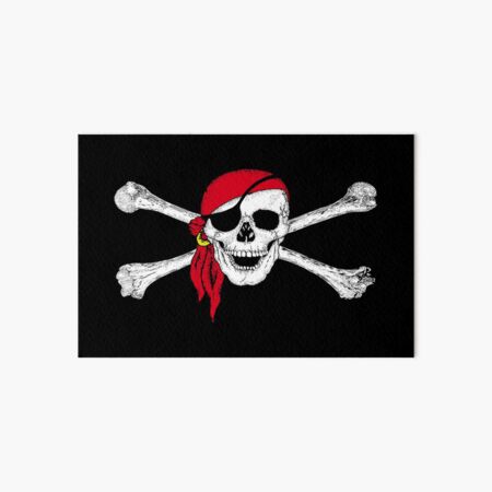 Pirate captain with parrot, eye patch, hook and wooden leg Art