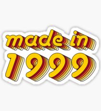 Made in 1999 (Yellow&Red) Sticker