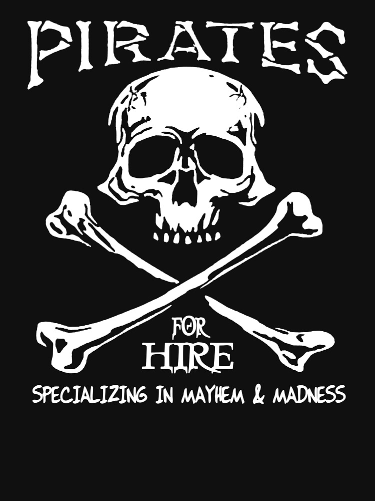  Flagline Pirate T-Shirt - Pirates for Hire : Clothing, Shoes &  Jewelry