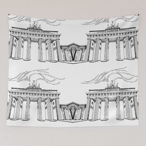 Item preview, Berlin Brandenburg Gate illustration designed and sold by anararan.