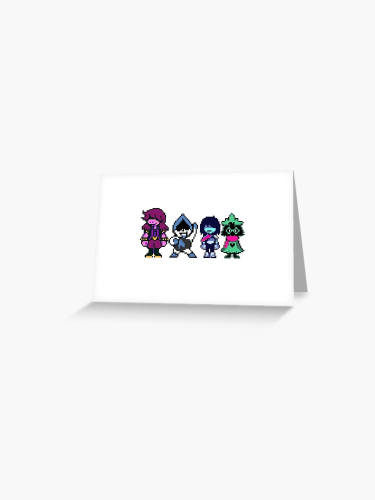 DELTARUNE - Main Characters (Suzie, Lancer, Kriss & RASIEL) Sticker -  Sticker Graphic - Auto, Wall, Laptop, Cell, Truck Sticker for Windows,  Cars