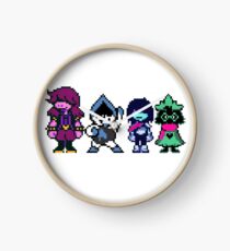 DELTARUNE - MAIN CHARACTERS ( SUZIE, LANCER, KRISS & RASIEL ) Clock