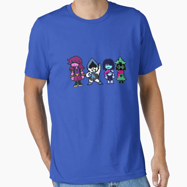 Vista previa del artículo con la obra «DELTARUNE - PERSONAJES PRINCIPALES (SUZIE, LANCER, KRISS Y RASIEL)», diseñado y vendido por pepecharls.