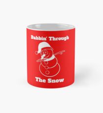 Snowman Dabbin Through The Snow Mug