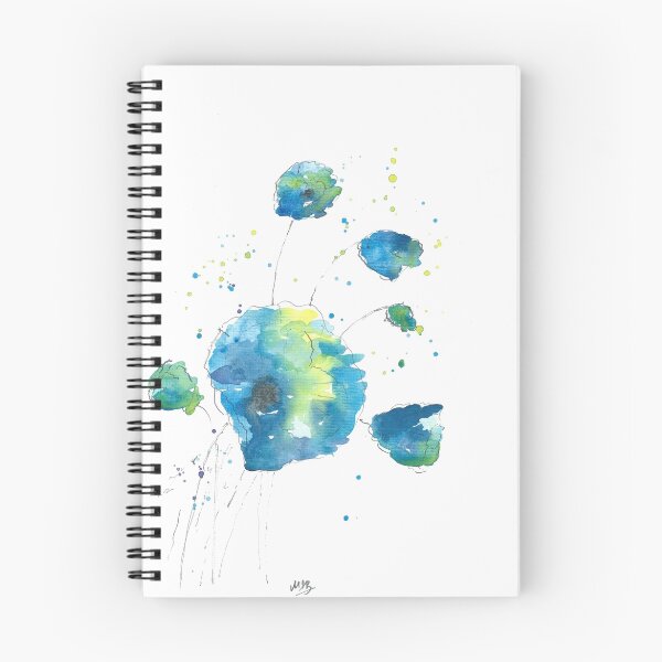 Aperçu de l'œuvre Watercolor Poppy créée et vendue par MABArtStudio.