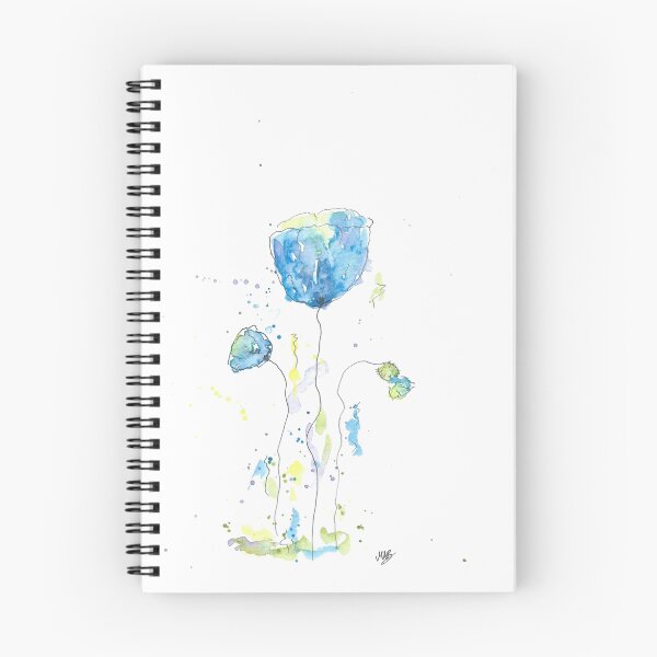Artikelvorschau, Aquarell Mohn entworfen und verkauft von MABArtStudio.