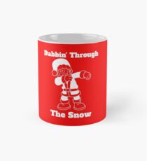 Santa Dabbin Through The Snow Mug