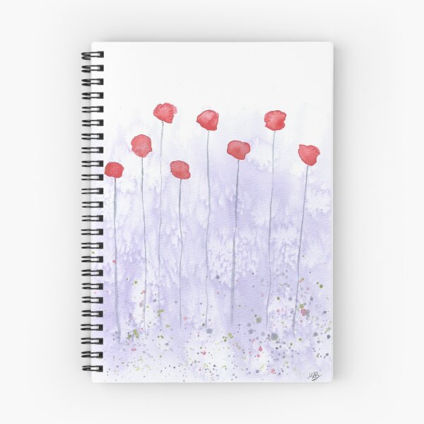 Artikelvorschau, Aquarell Mohn entworfen und verkauft von MABArtStudio.