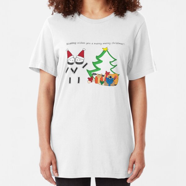 Power Love Christmas Slim Fit T-Shirt