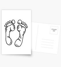 Füße - Print Postkarten