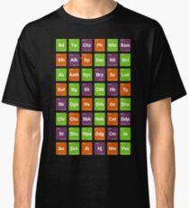 Cannabis Strain Tags Sativa Indica Hybrid Weed Classic T-Shirt