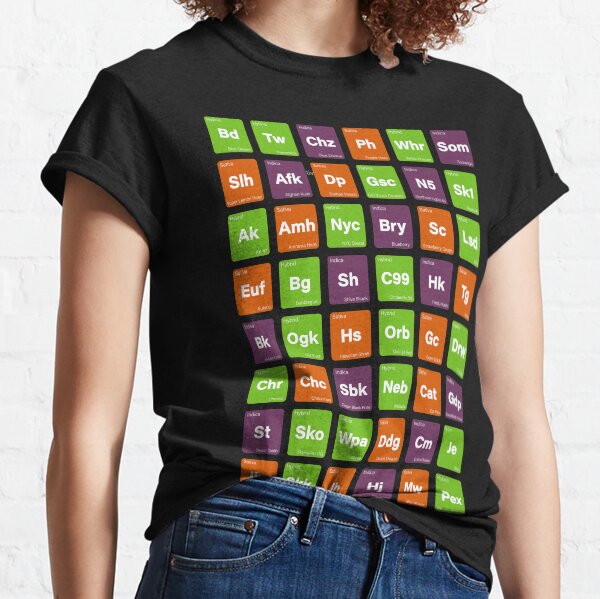 Cannabis Strain Tags Sativa Indica Hybrid Weed Classic T-Shirt