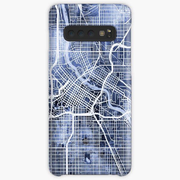 Minneapolis Minnesota Stadtplan Samsung Galaxy Leichte Hülle