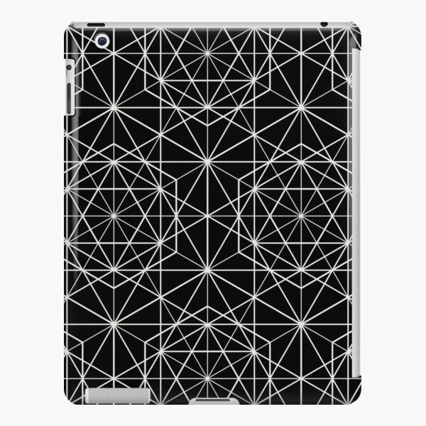 Islamic Motif - Geometric Pattern (White) iPad Snap Case