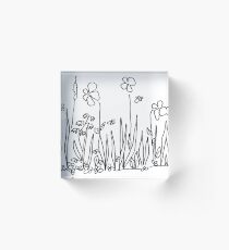 Wiesenblumen - Print Acrylblock