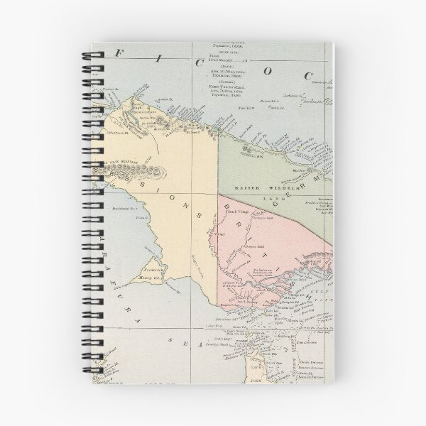 Item preview, Vintage Map of New Guinea (1901) designed and sold by BravuraMedia.