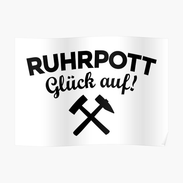 Poster Ruhrpott Ruhrgebiet Redbubble