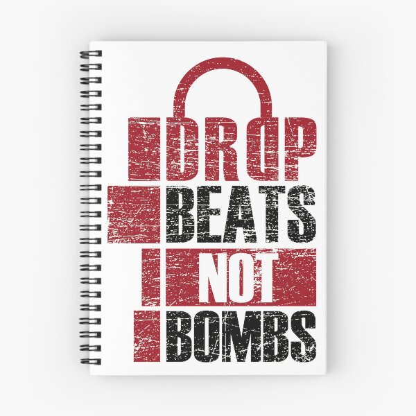 Item preview, Drop beats not bombs designed and sold by dtino.