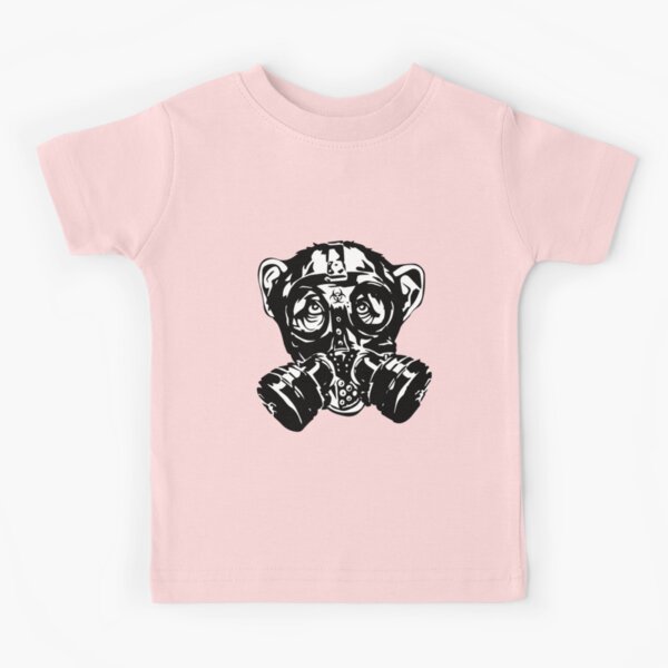 Monkey with gas mask radiation