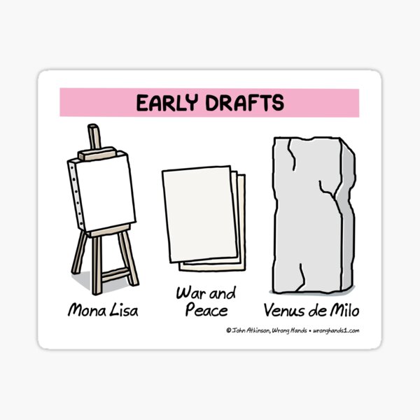 Item preview, early drafts designed and sold by WrongHands.