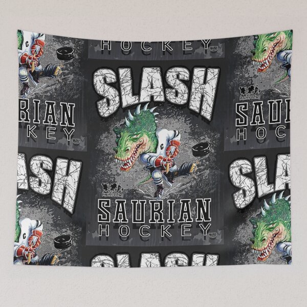 Item preview, Slash Dinosaur Hockey designed and sold by MudgeStudios.