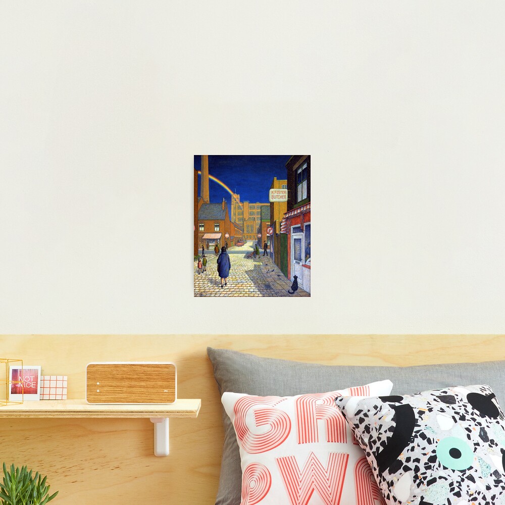 “Rainbows end” by Clarice Hall Pomfret Art Photographic Print
