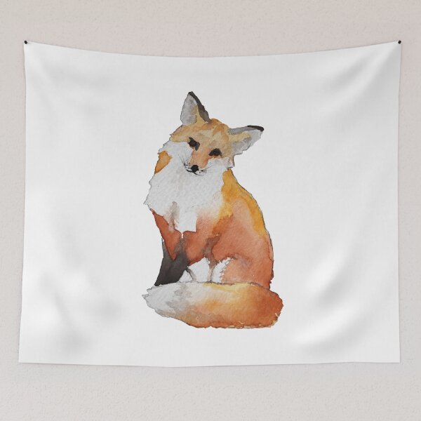 Item preview, Watercolor Fox designed and sold by theKindredPines.