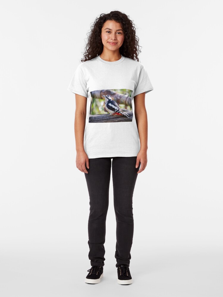 Alternate view of Great Spotted Woodpecker (Dendrocopos major) Classic T-Shirt