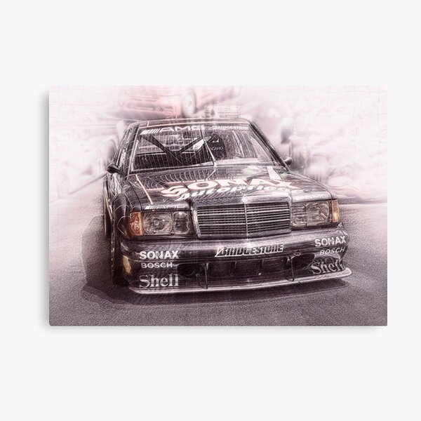 Mercedes 190 DTM AMG Klaus Ludwig Leinwanddruck