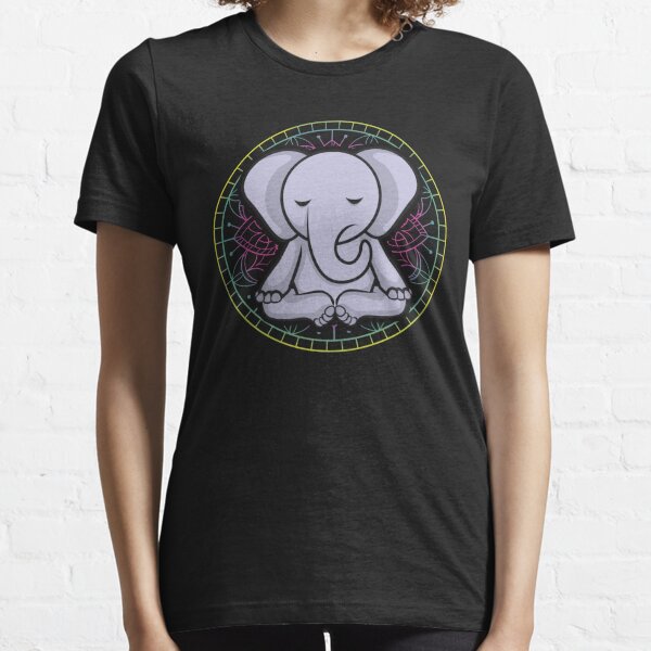 Yoga Elephant T-Shirts for Sale | Redbubble