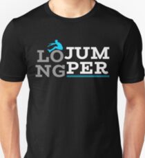 Weitspringer Weitsprung Dreisprung Geschenk Idee Unisex T-Shirt