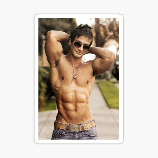 Item preview, Seducing fitness model Aiden designed and sold by MaleVision.