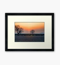 Last Summer Sun Framed Print