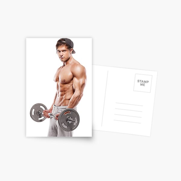 Dave working out Postcard