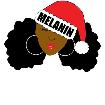 Download "Melanin Poppin Natural Hair Afro Art Black Woman" Unisex ...