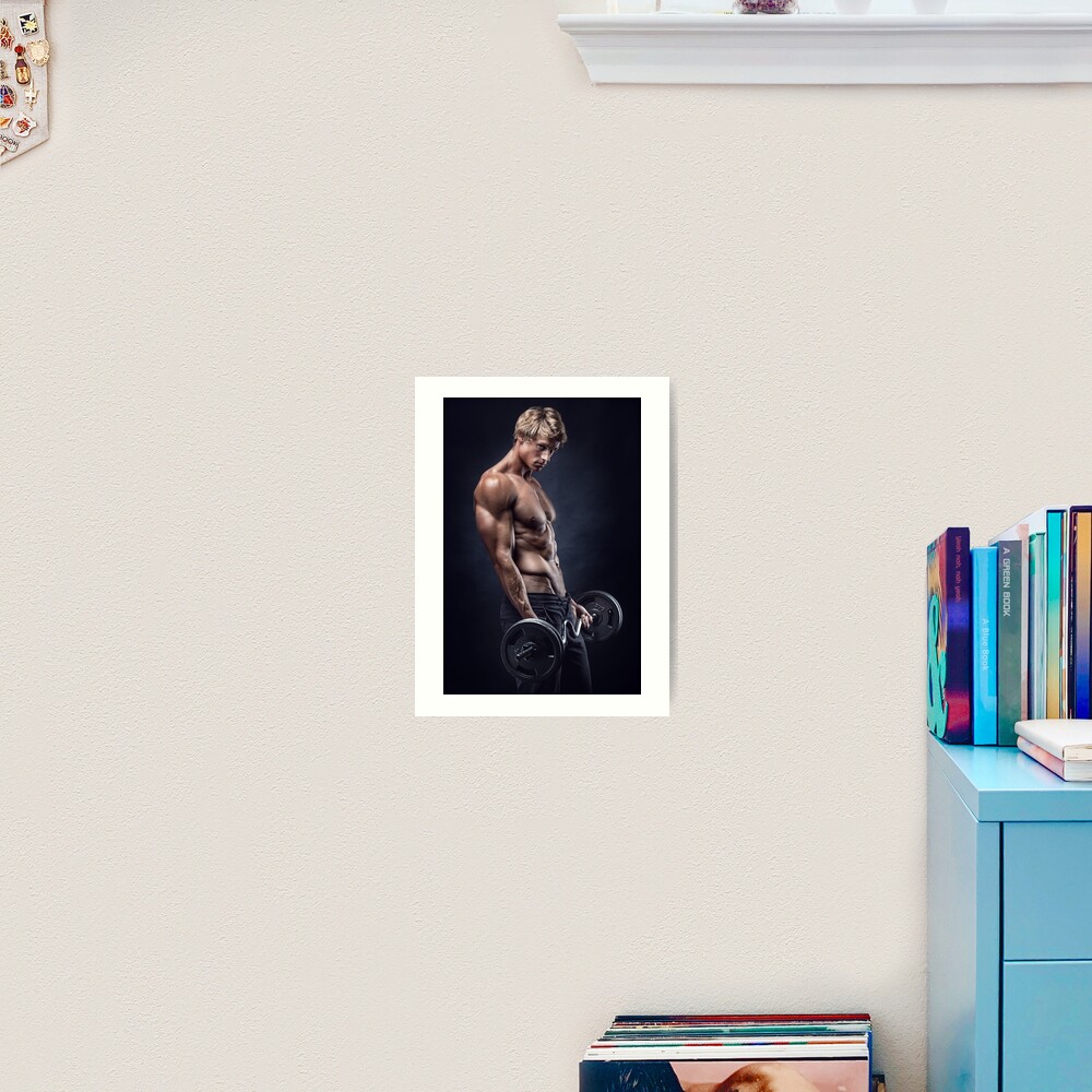 Evan - seducing look Art Print