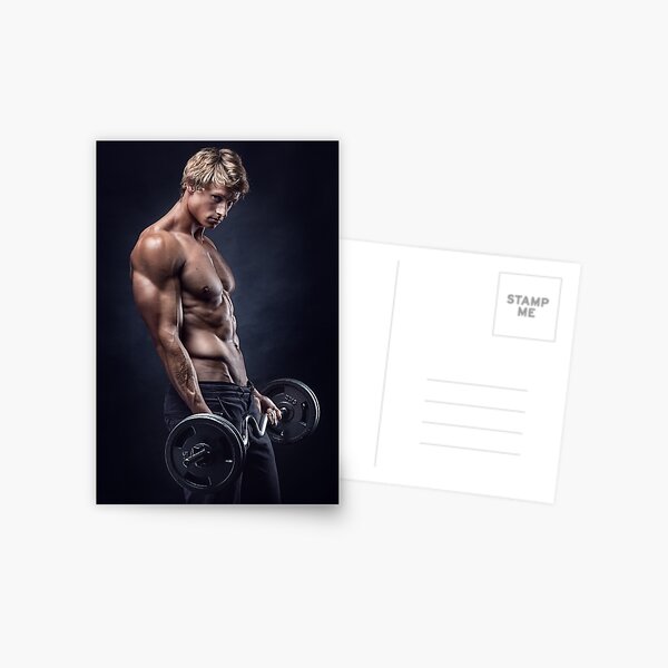 Evan - seducing look Postcard