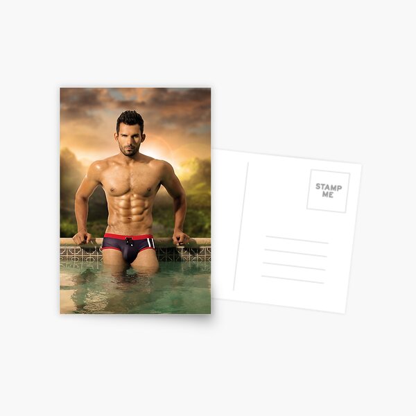 Hunky Kevin Postcard