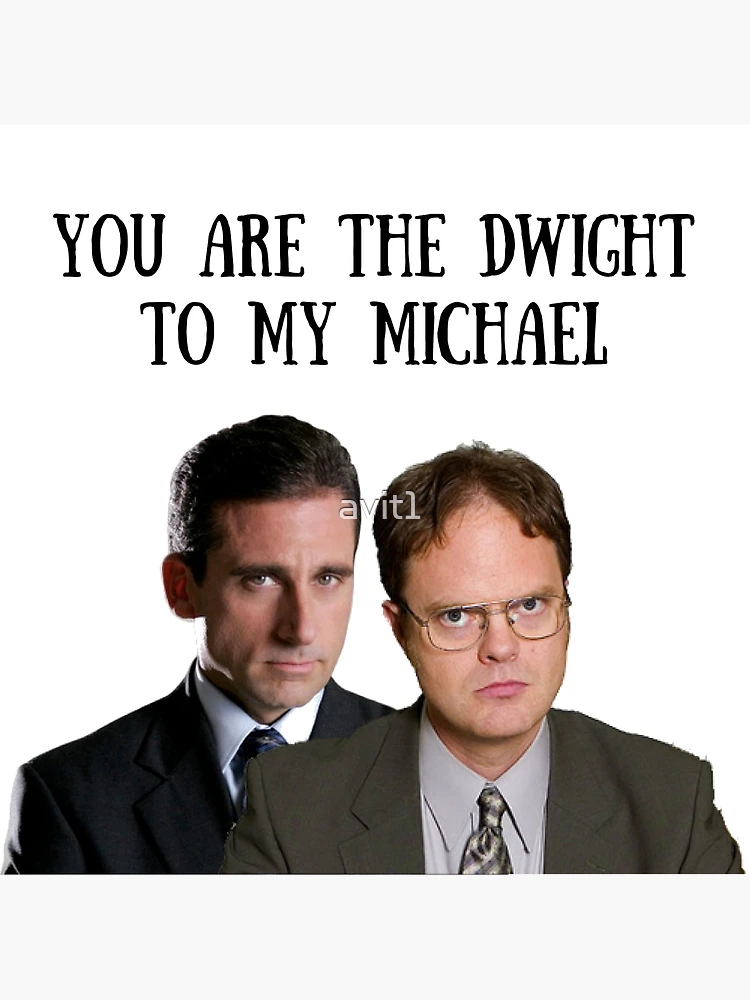 The Office Us, Michael Scott, That's what she said, Birthday, Anniversary,  Valentine's day, gifts, presents, ideas, cool, good vibes, comedy, puns  Greeting Card for Sale by Willow Days