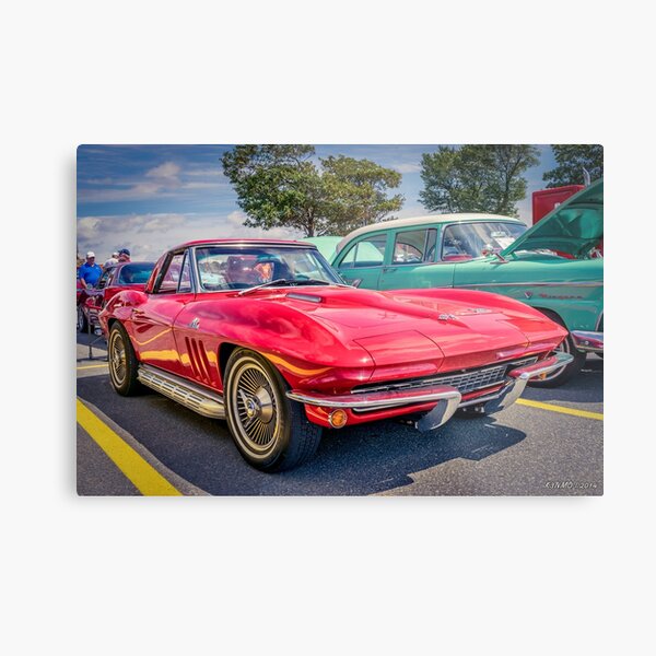 1966 Corvette Sting Ray C2 convertible Metal Print