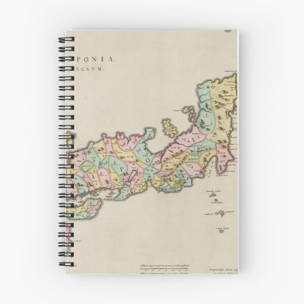 Item preview, Vintage Map of Japan (1665) designed and sold by BravuraMedia.