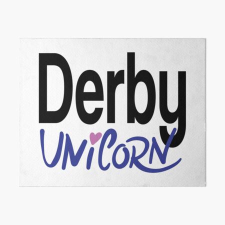 Item preview, Derby Unicorn United Kingdom Raised Me designed and sold by ProjectX23.