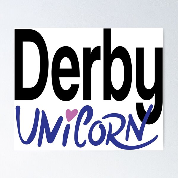 Item preview, Derby Unicorn United Kingdom Raised Me designed and sold by ProjectX23.