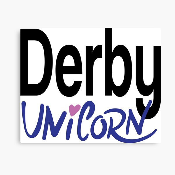 Item preview, Derby Unicorn United Kingdom Raised Me designed and sold by ProjectX23.
