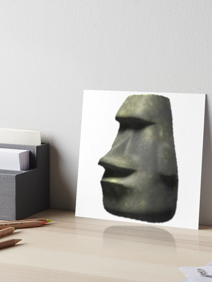 Moai BFFR Sticker | Art Board Print