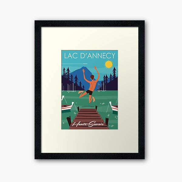 Item preview, Lac D'Annecy poster designed and sold by GAGodel.